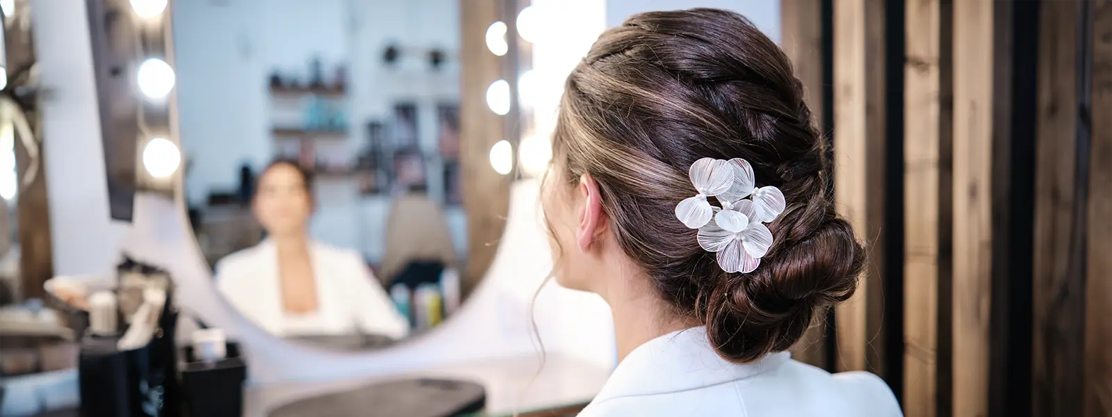 Haarstyling Makeup lang